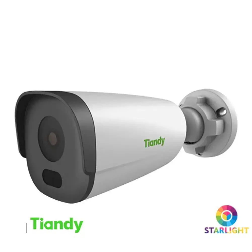 Tiandy 4MP Fixed IR50m Built-In Mic Starlight IR Bullet Camera-TC-C320N-4mm